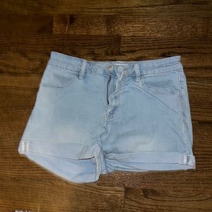 PACSUN SUPER STRETCH SHORTIE JEAN SHORTS